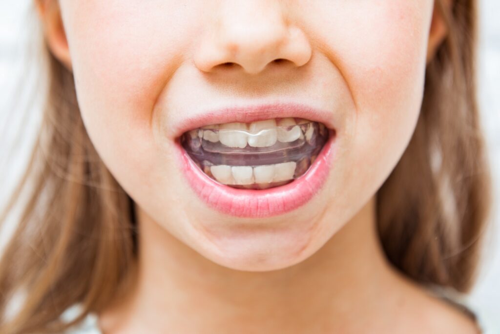 wearing orthodontic braces